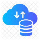 Cloud-Datenbank  Symbol