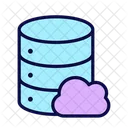 Cloud-Datenbank  Symbol