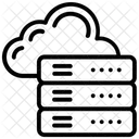 Cloud-Datenbank  Symbol