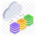 Cloud Speicher Cloud Speicherserver Cloud Server Icon