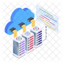 Cloud Hosting Cloud Datenbanken Cloud Computing Symbol