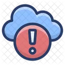 Cloud-Datenfehler  Symbol