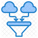 Cloud-Datenfilter  Symbol