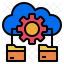 Cloud-Datenverwaltung  Symbol