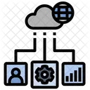 Cloud-Datenverwaltung  Symbol