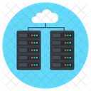 Cloud Datenserver Cloud Datenbank Cloud Hosting Symbol