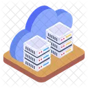 Cloud Server Cloud Speicher Cloud Daten Symbol