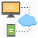 Cloud Gerat Synchronisierung Symbol