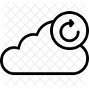Cloud Daten Speicher Symbol