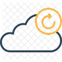 Cloud Daten Speicher Symbol