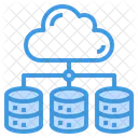 Cloud-Datenspeicher  Symbol