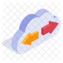 Cloud-Datenübertragung  Symbol