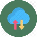 Cloud-Datenübertragung  Symbol