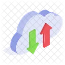 Cloud-Datenübertragung  Symbol