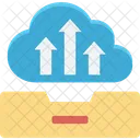 Cloud Datenubertragung Cloud Tray Cloud Upload Symbol