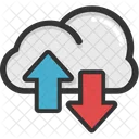 Cloud-Datenübertragung  Symbol