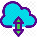 Cloud-Datenübertragung  Symbol