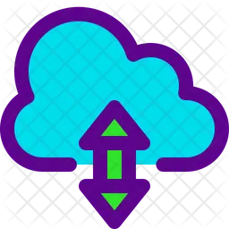 Cloud-Datenübertragung  Symbol