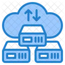 Cloud-Datenübertragung  Symbol