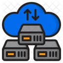 Cloud-Datenübertragung  Symbol