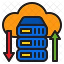 Cloud-Datenübertragung  Symbol