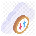 Cloud-Datenübertragung  Symbol