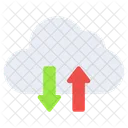 Cloud-Datenübertragung  Symbol