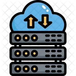 Cloud-Datenübertragung  Symbol