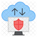 Cloud-Datenübertragung  Symbol