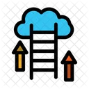 Cloud-Datenübertragung  Symbol