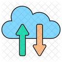 Cloud-Datenübertragung  Symbol