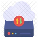 Cloud-Datenübertragung  Symbol