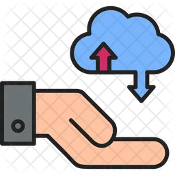 Cloud-Datenübertragung  Symbol