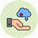 Cloud-Datenübertragung  Symbol