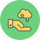 Cloud-Datenübertragung  Symbol