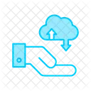 Cloud-Datenübertragung  Symbol