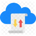 Cloud-Datenübertragung  Symbol