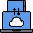 Cloud-Datenübertragung  Symbol