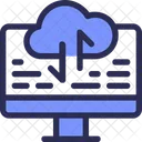 Cloud-Datenübertragung  Symbol