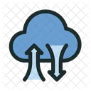 Cloud-Datenübertragung  Symbol