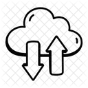 Cloud-Datenübertragung  Symbol