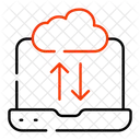 Cloud-Datenübertragung  Symbol