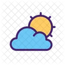 Cloud Day Sun Icon