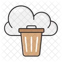 Delete Trash Cloud Icon