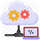 Cloud Coding Cloud Configurations Cloud Computing Icon