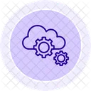 Cloud Development Color Circle Icon Icon