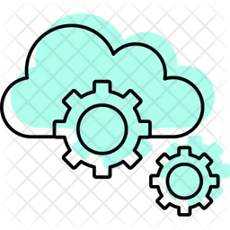 Cloud development  Icon