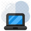 Cloud Laptop Cloud Device Cloud Technology Icon