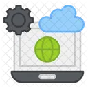 Cloud Device Cloud Setting Cloud Global Icon