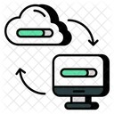 Cloud Device Transfer  Icon
